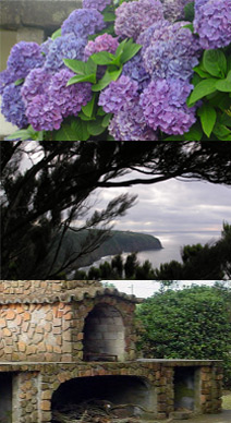 Quinta de Santa Rosa on the island of Sao Miguel, Azores, Portugal,  features three unique Azores rentals for the perfect Azorean Vacation